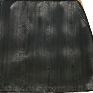 Apt. 9 Black Faux Snakeskin  Skirt
